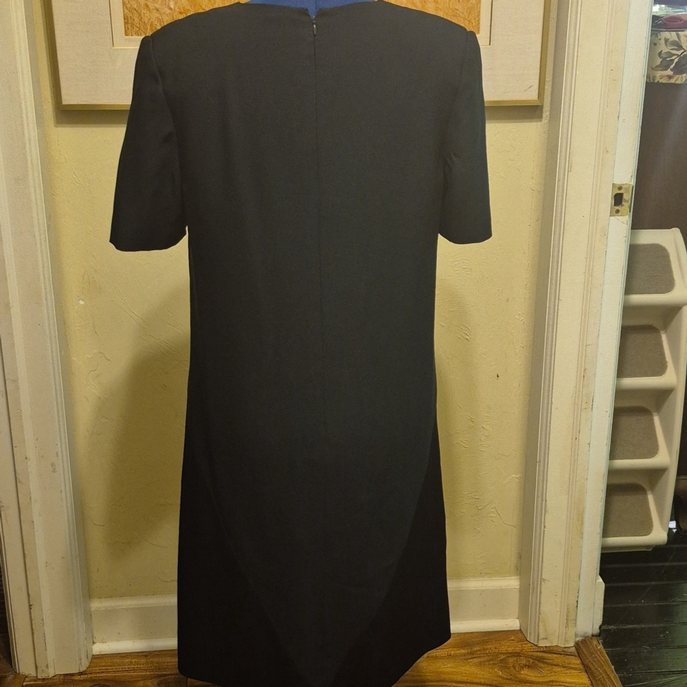Carolina Herrera StudioSaks Fifth Avenue Black Dress.Sz 12.Vintage 90s.(#1936) - Picture 4 of 14